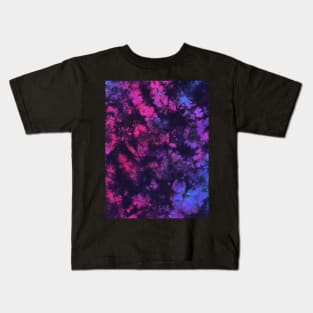 Summr Tie Dye Dark Nebula Kids T-Shirt